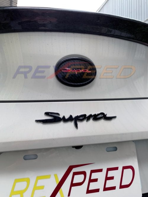 Supra 2020 Dry Carbon Emblem Cover