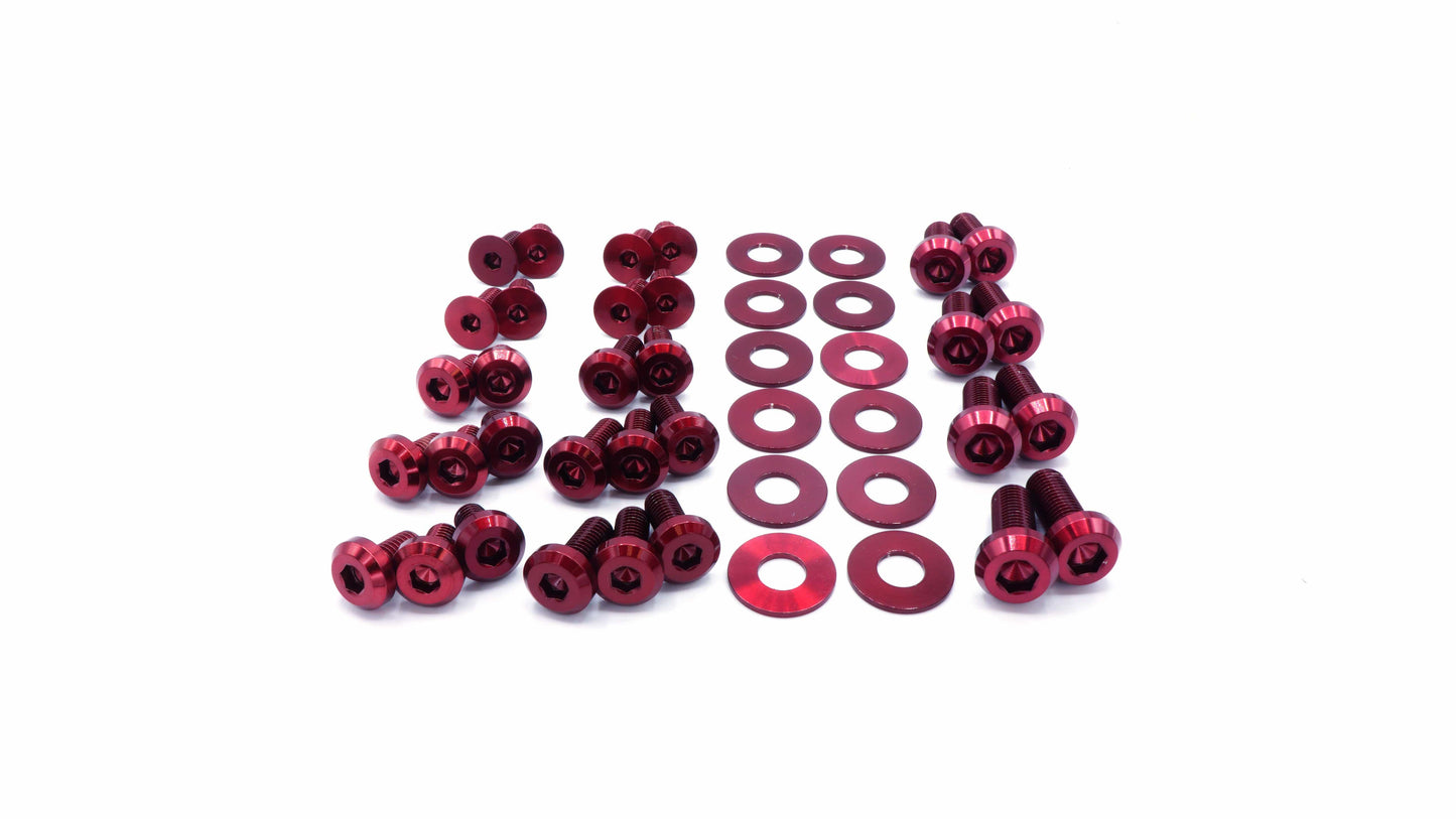 Dress Up Bolts Titanium Hardware Door Kit - Volkswagen GTI MK7 (2015-2021)