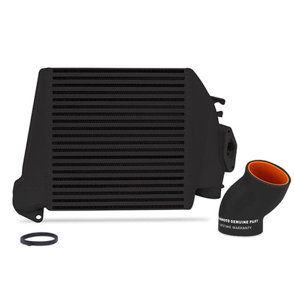 Mishimoto 08-14 Subaru WRX Top-Mount Intercooler Kit - Powder Coated Black & Black Hoses - Graveyard Performance