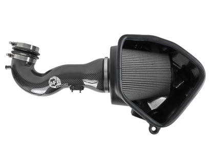 aFe 19-21 GM Trucks 5.3L/6.2L Track Series Carbon Fiber Cold Air Intake System W/ Pro Dry S Filters - Graveyard Performance