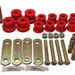Energy Suspension 67-81 Chevrolet Camaro Red Heavy Duty Shackle Set (Includes Hardware)