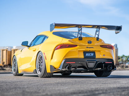 Borla 2020 Toyota Supra GR 3.0L I6 3in ATAK Catback Exhaust - Carbon Fiber Tips - Graveyard Performance