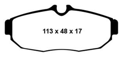 EBC 05-10 Ford Mustang 4.0 Redstuff Rear Brake Pads - Graveyard Performance