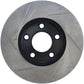 StopTech Power Slot 94-02 Mustang (Excl Cobra) / 03-04 Mustang Base/GT Front Left Slotted Rotor