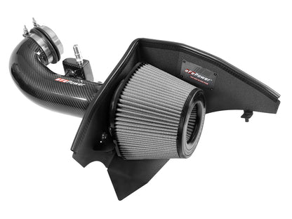aFe 19-21 GM Trucks 5.3L/6.2L Track Series Carbon Fiber Cold Air Intake System W/ Pro Dry S Filters - Graveyard Performance