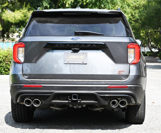 Gibson 20-21 Ford Explorer ST / Lincoln Aviator 3.0L 2.25in Axle-Back Dual Exhaust - Stainless