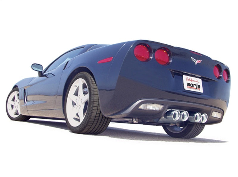 Borla 05-08 Chevrolet Corvette Coupe/Convertible 2dr 6.2L 8cyl AT/MT 6spd ATAK SS Catback Exhaust - Graveyard Performance
