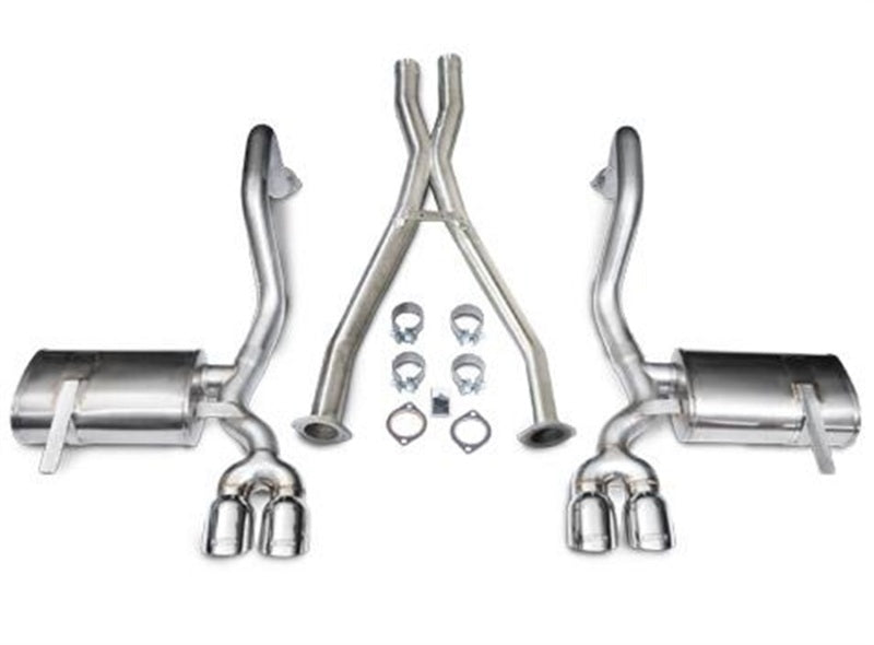 Corsa 1997-2004 Chevrolet Corvette C5 Z06 5.7L V8 Polished Xtreme Cat-Back + XO Exhaust - Graveyard Performance