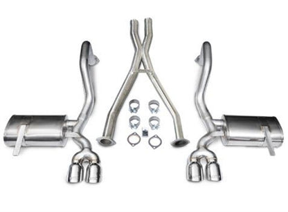 Corsa 1997-2004 Chevrolet Corvette C5 Z06 5.7L V8 Polished Xtreme Cat-Back + XO Exhaust - Graveyard Performance
