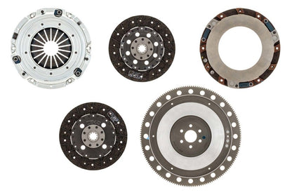 Exedy 1996-10 Mustang 4.6L Organic 10 Teeth 6 Bolt Twin Disc Clutch - Graveyard Performance