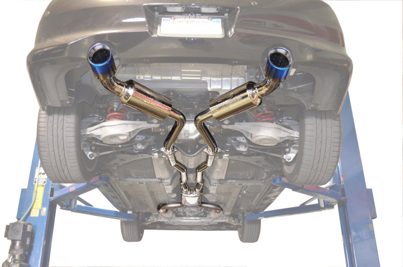 Injen 08-13 Infiniti G37 V6 3.7L RWD Coupe Only 76mm Stainless Steel Exhaust w/ Titanium Tips - Graveyard Performance