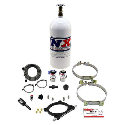 Nitrous Express 11-17 Ford Mustang GT Coyote 5.0L Mainline EFI Nitrous Plate Kit w/10lb Bottle - Graveyard Performance
