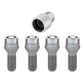 McGard Wheel Lock Bolt Set - 4pk. (Cone Seat) M14X1.5 / 17mm Hex / 27.5mm Shank Length - Chrome