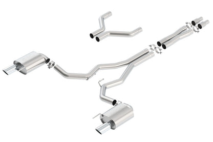 Borla Atak Cat-Back 15-17 Ford Mustang GT 5.0L V8 MT/AT 3in pipe 4in tip - Graveyard Performance