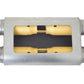 Gibson MWA Superflow Dual/Dual Oval Muffler - 4x9x14in/2.5in Inlet/2.5in Outlet - Stainless