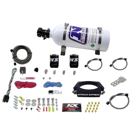 Nitrous Express GM LS 102mm Nitrous Plate Kit (50-400HP) w/5lb Bottle - Graveyard Performance
