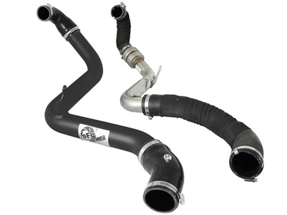 aFe Bladerunner 2.5in Intercooler Hot Side Tubes, 13-14 Ford Focus ST 2.0L (t) *Black* - Graveyard Performance