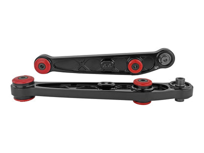 Skunk2 Honda/Acura EG/DC Alpha Series Rear Lower Control Arm Set - Black - Graveyard Performance