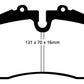 EBC 05+ Ford Saleen Mustang Brembo front calipers Yellowstuff Front Brake Pads