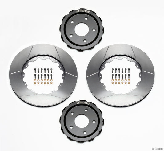 Wilwood Hat/Rotor Kit Front 06-Up Corvette C6-Z06 (2pc Hat/Rtr) - Graveyard Performance