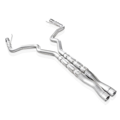 Stainless Works 2015-16 Mustang GT 3in Catback X-Pipe Retro Chambered Mufflers 2-1/2in Cores - Graveyard Performance