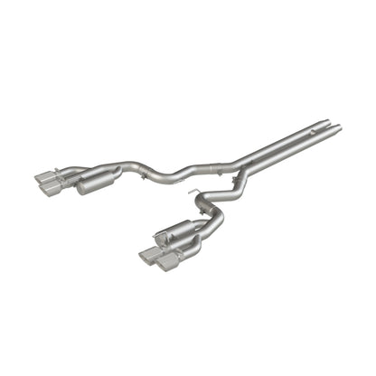 MBRP 18-19 Ford Mustang GT 5.0 3in Cat Back Quad Tip Race Version - T304 - Graveyard Performance