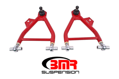 BMR 94-04 Mustang Lower A-Arms (Coilover Only) w/ Adj. Rod End and Tall Ball Joint - Red - Graveyard Performance
