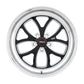 Weld S76 17x9 / 5x115 BP/ 6.2in Backspace (High Pad) Black Wheel - Non-Beadlock