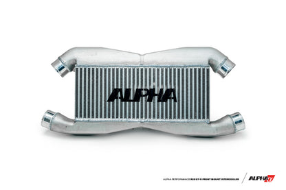 AMS Performance 2009+ Nissan R35 GT-R FMIC Kit w/ Logo - Stock Intercooler Pipe Kit Compatible - Graveyard Performance