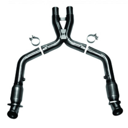Kooks 11-14 Ford Mustang GT 5.0L 4V 3in x 2 3/4in OEM Cat X Pipe Kooks HDR Req - Graveyard Performance