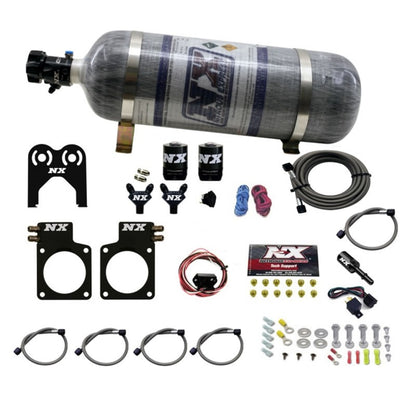 Nitrous Express Nissan GT-R Nitrous Plate Kit (35-300HP) w/Composite Bottle - Graveyard Performance