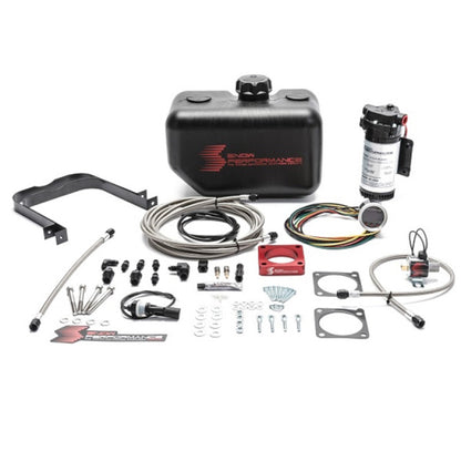 Snow Performance 08-15 Evo Stg 2 Boost Cooler Water Injection Kit w/SS Braid Line & 4AN Fittings - Graveyard Performance
