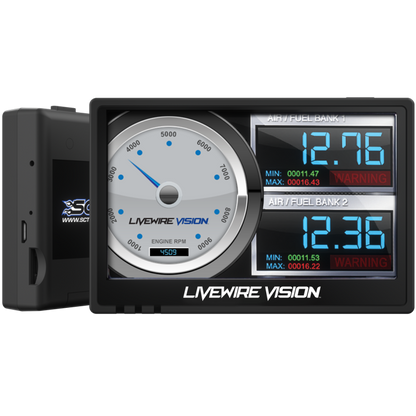 SCT Performance Livewire Vision Performance Monitor (for 1996+ Ford Vehicles) - Graveyard Performance