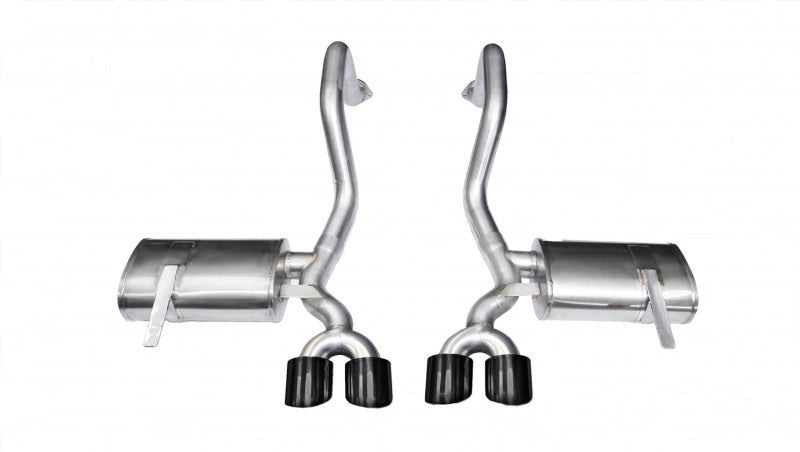 Corsa 1997-2004 Chevrolet Corvette C5 Z06 5.7L V8 Black Xtreme Axle-Back Exhaust - Graveyard Performance