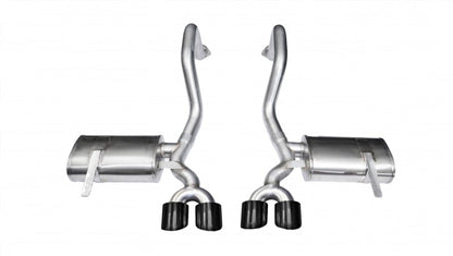 Corsa 1997-2004 Chevrolet Corvette C5 Z06 5.7L V8 Black Xtreme Axle-Back Exhaust - Graveyard Performance