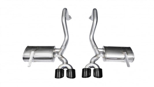 Corsa 1997-2004 Chevrolet Corvette C5 Z06 5.7L V8 Black Xtreme Axle-Back Exhaust - Graveyard Performance