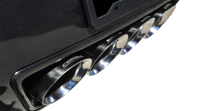 Corsa 2015+ Chevrolet Corvette C7 Z06 2.75in Dual Rear Xtreme Cat-Back Exhaust w/ Quad Polis - Graveyard Performance