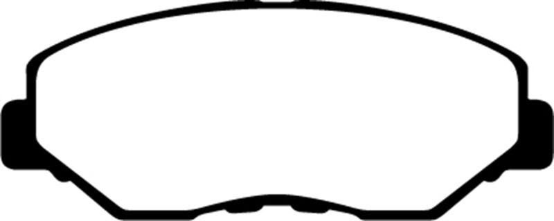 EBC 13-15 Acura ILX 1.5 Hybrid Ultimax2 Front Brake Pads - Graveyard Performance