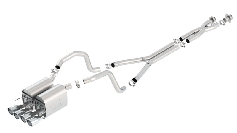 Borla 05-08 Chevrolet Corvette Coupe/Convertible 2dr 6.2L 8cyl AT/MT 6spd ATAK SS Catback Exhaust - Graveyard Performance