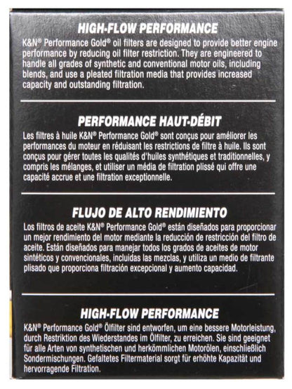 K&N 07-09 Mazdaspeed3 Performance Gold Oil Filter (OEM style cartridge filter) - Graveyard Performance