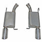 Gibson 2014 Ford Mustang Base 3.7L 2.5in Axle-Back Dual Exhaust - Stainless