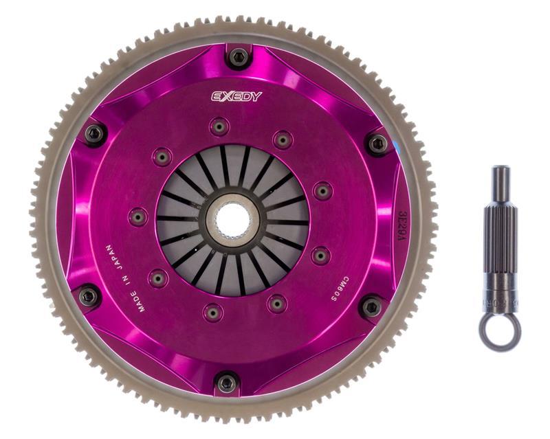 Exedy 2010-2012 Hyundai Genesis Coupe L4 Hyper Twin Cerametallic Clutch Sprung Center Disc - Graveyard Performance