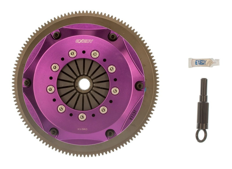 Exedy 2003-2007 Infiniti G35 V6 Hyper Twin Cerametallic Clutch Sprung Center Disc Push Type Cover - Graveyard Performance