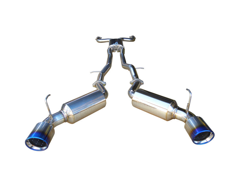 Injen 08-13 Infiniti G37 V6 3.7L RWD Coupe Only 76mm Stainless Steel Exhaust w/ Titanium Tips - Graveyard Performance