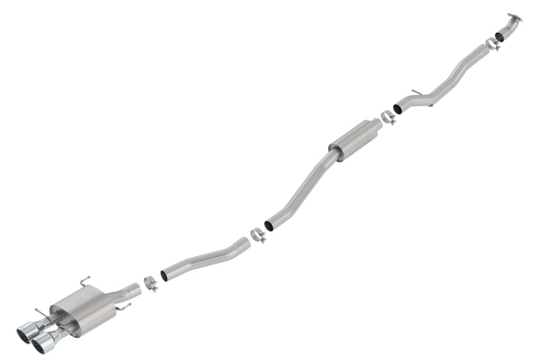 Borla 17-19 Honda Civic SI 1.5L Turbo MT S-Type 2.75in Cat-Back Exhaust - Graveyard Performance