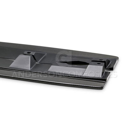 Anderson Composites 16-17 Ford Focus RS Type-AR Rocker Panel Splitter - Graveyard Performance