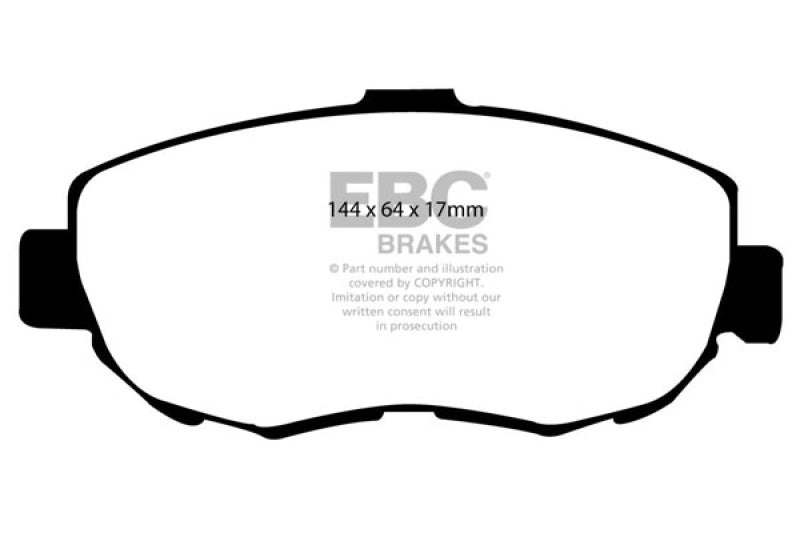 EBC 93-97 Lexus GS300 3.0 Ultimax2 Front Brake Pads - Graveyard Performance