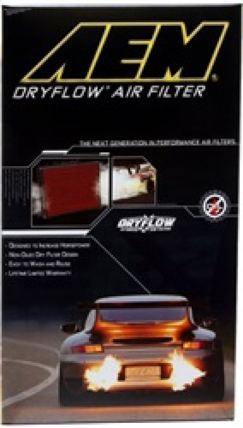 AEM Nissan 11in O/S L x 6.688in O/S W x 1.438in H DryFlow Air Filter - Graveyard Performance