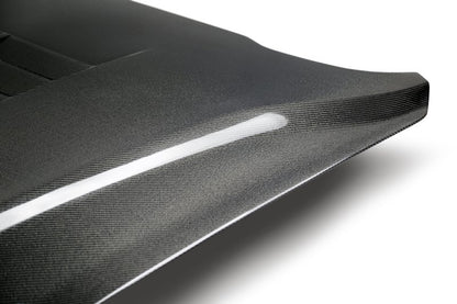 Anderson Composites 18-19 Ford Mustang Double Sided Type-GT5 Carbon Fiber Hood - Graveyard Performance