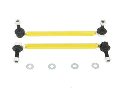 Whiteline 18-19 Kia Stinger Front Sway Bar Link Assembly Heavy Duty Adjustable Steel Ball - Graveyard Performance